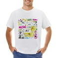 thumbnail image 1 of Jazz Music Men’s T-Shirt 100% Cotton Casual Short Sleeve Tops Gift Tee White 5XL, 1 of 2