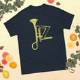 thumbnail image 1 of Jazz Music Retro Vintage Jazz Musician Graphic classic tee (Navy, 2XL), 1 of 4