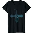 thumbnail image 1 of Jazz Music Saxophone Player Gift Saxophone T-Shirt, 1 of 3