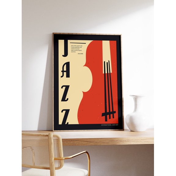 Jazz Music Wall Art Retro Style Poster Music Lover Room Decor Size 24x36 Unframed Poster