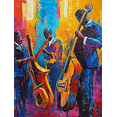 thumbnail image 1 of Jazz Musicians Decorative Painting/Canvas Art， Suitable for Living Room， Bedroom， Office， Music Studio， Club， Jazz Band Room， Concert Hall and Art Gallery Decoration., 1 of 8