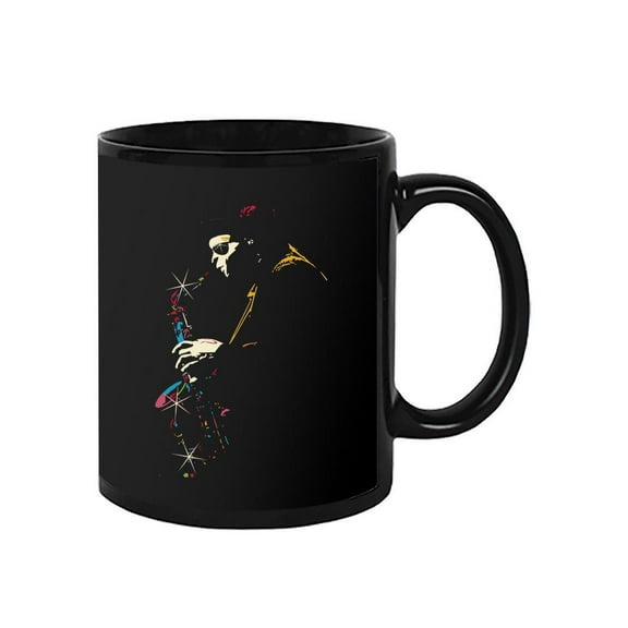 Jazz Saxophone Player Mug - SPIdeals Designs,