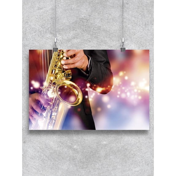 Jazz Saxophonist Poster -Image by Shutterstock
