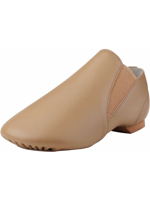 Jazz Shoe Leather Slip On with Elastics (Big Kid/Little Kid/Toddler)