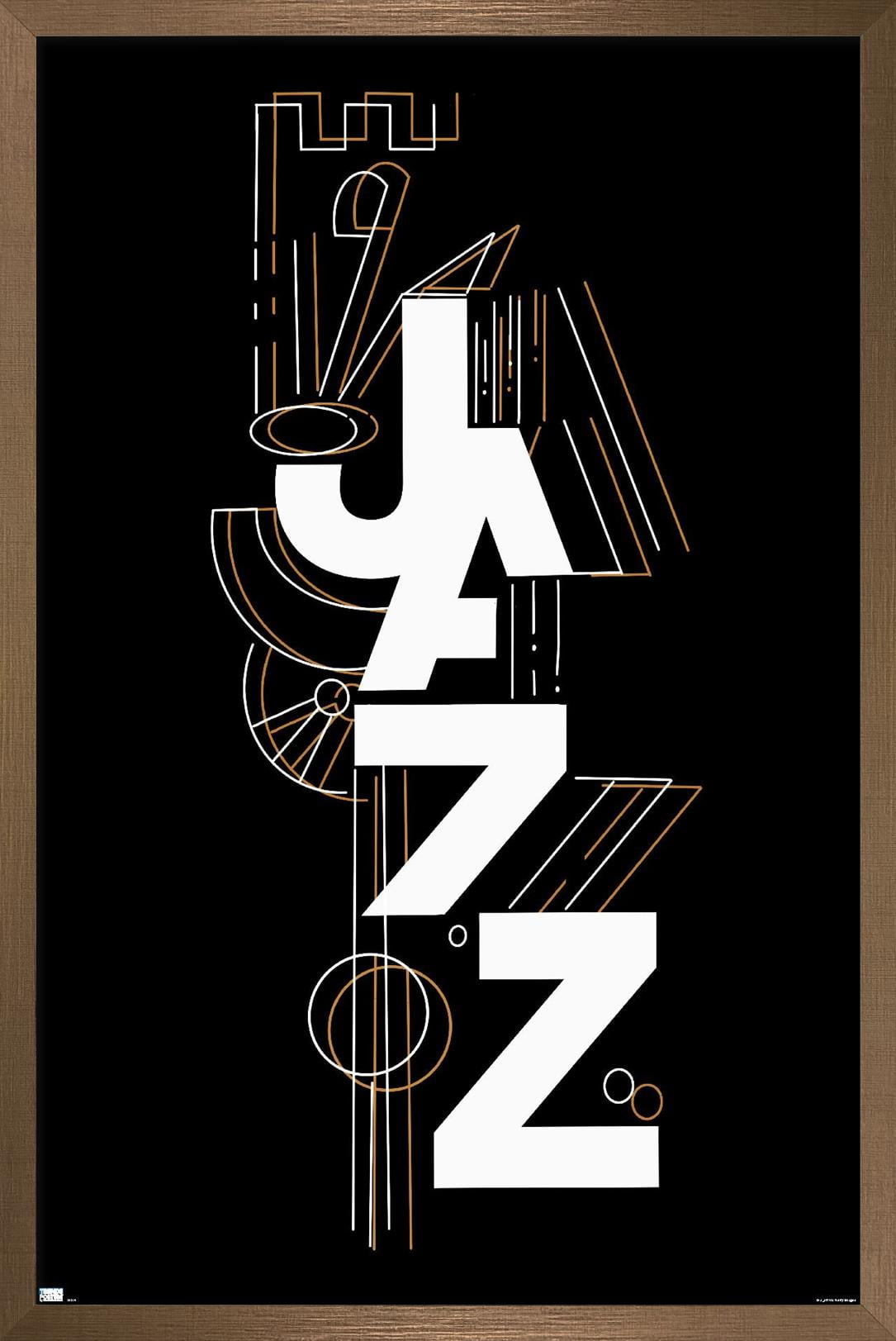 Jazz - Typography Wall Poster, 22.375