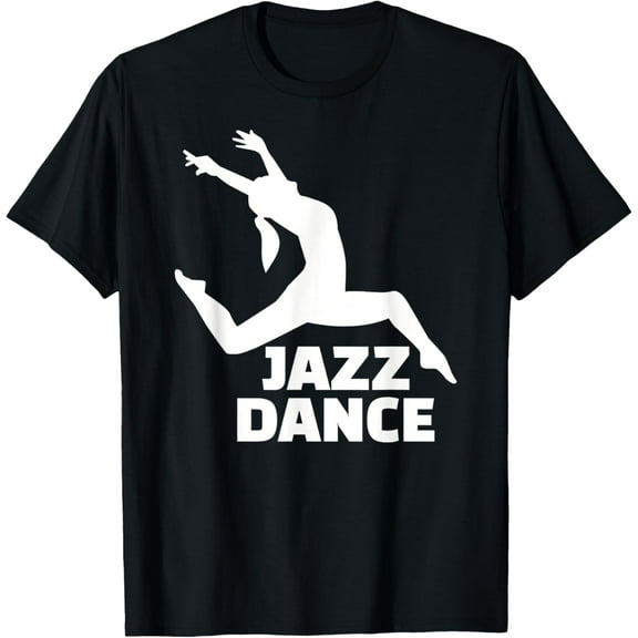 Jazz dance T-Shirt men and women can wear, black, white, gifts