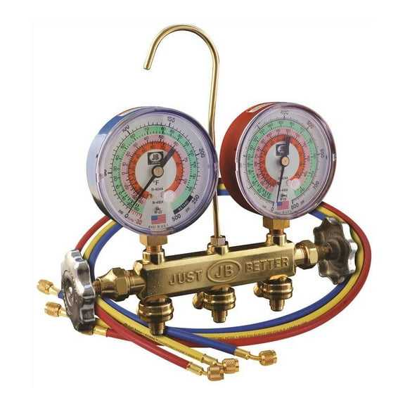 Jb Industries Charging Manifold,Wth High Pressure Hose 22233