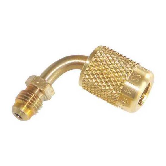 Jb Industries Quick Coupler,1/4 In Mx5/16 In F,90 Deg 33116N