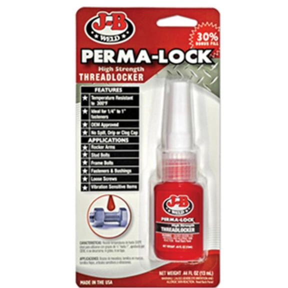 Jb Weld 27113 Perma-Lock High Strength Threadlocker - 13ml.