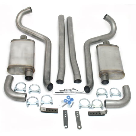 Jba 40 2650 2.5" Stainless Steel Exhaust System For Fits/For 6770 Mustang Fits select: 1966-1970 FORD MUSTANG