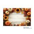 thumbnail image 1 of Jbralid Autumn Pumpkin Sunflower Fall Leaves Placemat Set of 4 for Home Kitchen Table Decor 12x18 inch, 1 of 4