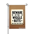 thumbnail image 1 of Jbralid Beware Of The Wiggle Butts Linen Garden Flag For Spring Summer Home Outdoor Garden Yard Door Decor 12x18 inch, 1 of 5