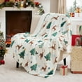 thumbnail image 1 of Jbralid Christmas Throw Blanket - Soft and Warm Christmas Reindeer Throw Blankets for Couch, Sofa, Bed, Gift Blanket 50"x 60", 1 of 5
