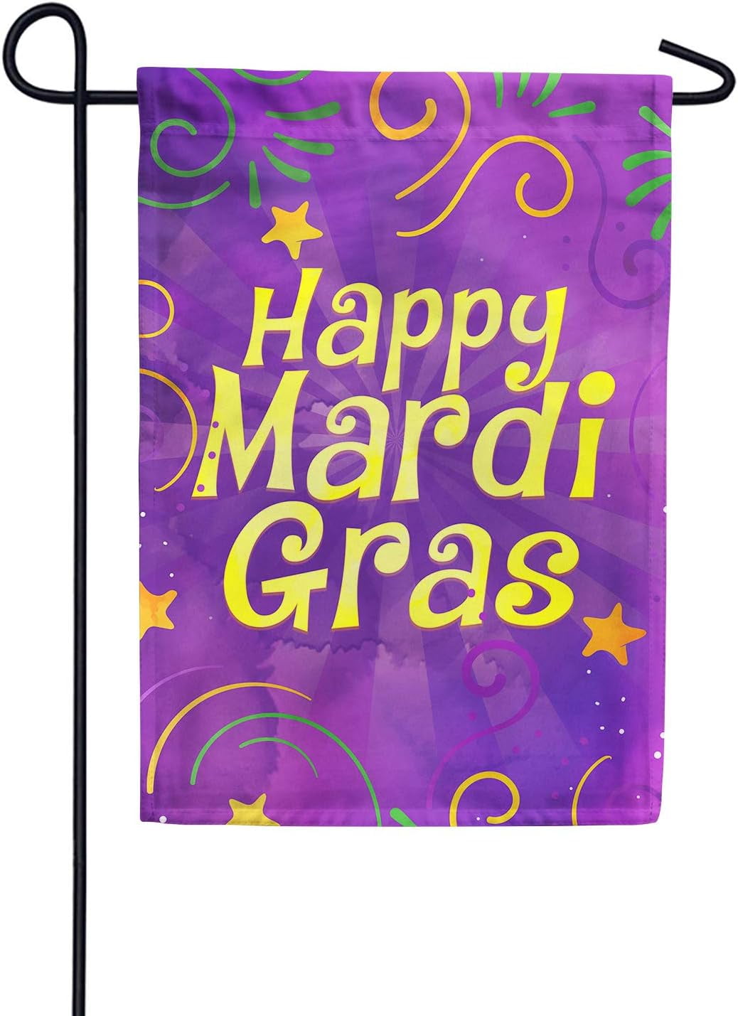 Mardi Gras Mask Holiday Garden Flag 18 x 12.5 Briarwood Lane
