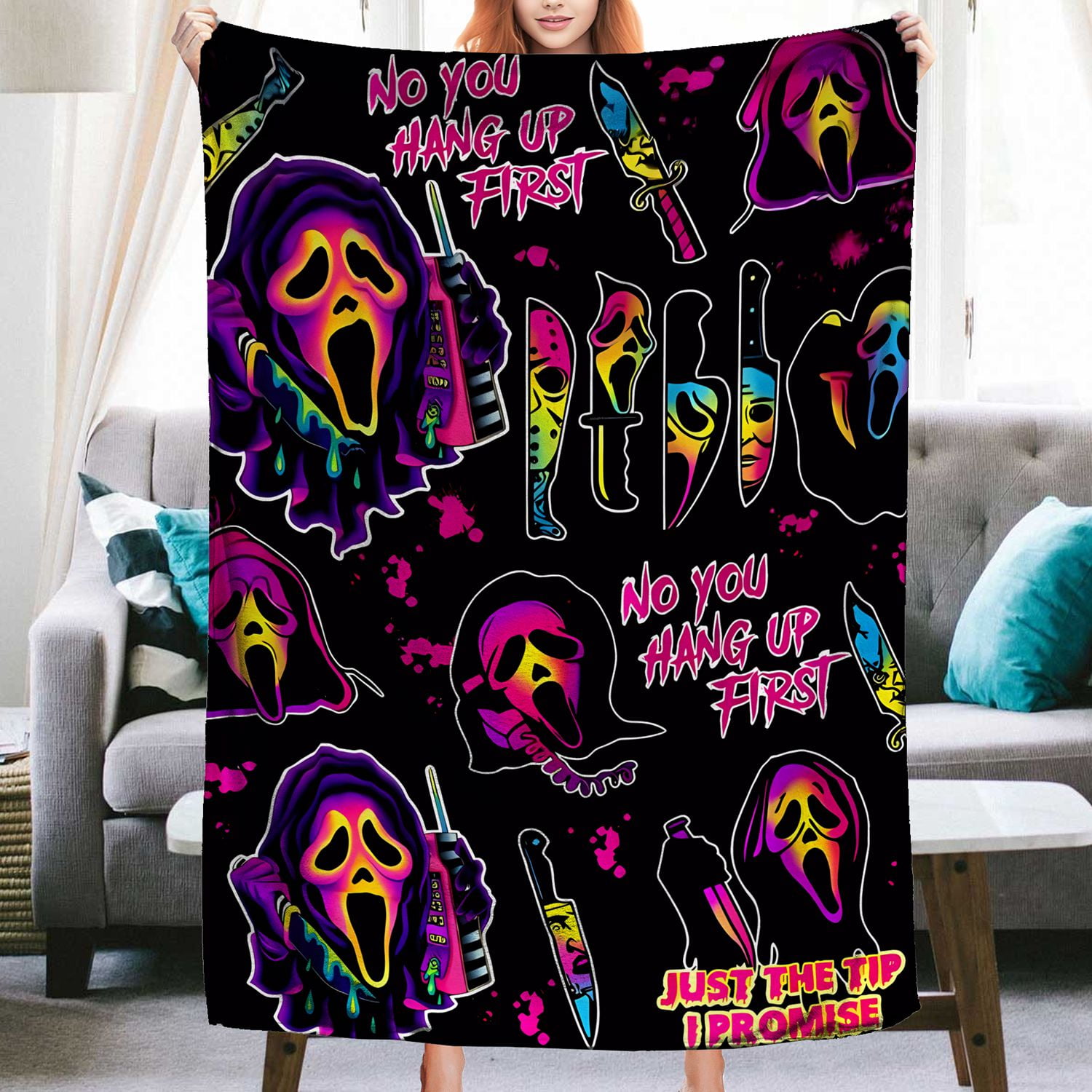 Jbralid Horror Movie Blanket 60