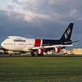 thumbnail image 1 of Jcwings European Air Charter 747-200 1/200 Red Reg#g-Bdxe **, 1 of 1