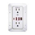 thumbnail image 1 of JcBlaon Surge Protector Outlet Extender, 6-Outlet Splitter with 4 USB Wall Charger(PD 30W) USB C Fast Charging Port, Multi Plug Wall Outlet 1050J Power Strip for Home Office Dorm Room Essentials, 1 of 9