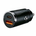 thumbnail image 1 of JcBlaon USB C Car Charger, 2-Port 30W Dual USB-C & USB-A Car Power Adapter PD/QC Fast Charging Cigarette Lighter, 1 of 8