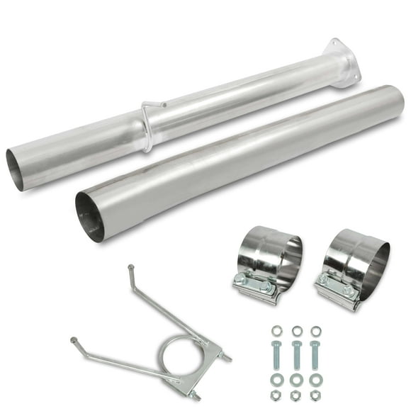 Jcarpart 4" Exhaust Stainless Steel Pipe Kit For 2013-2018 Dodge Ram 2500 3500 6.7L Turbo Diesel