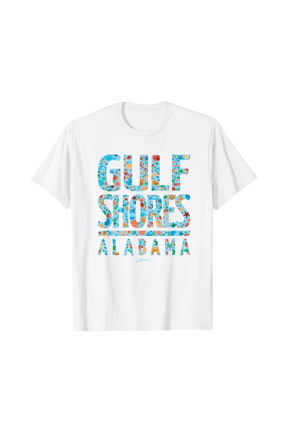 Jcombs: Gulf Shores Al Seashell Medley T-Shirt