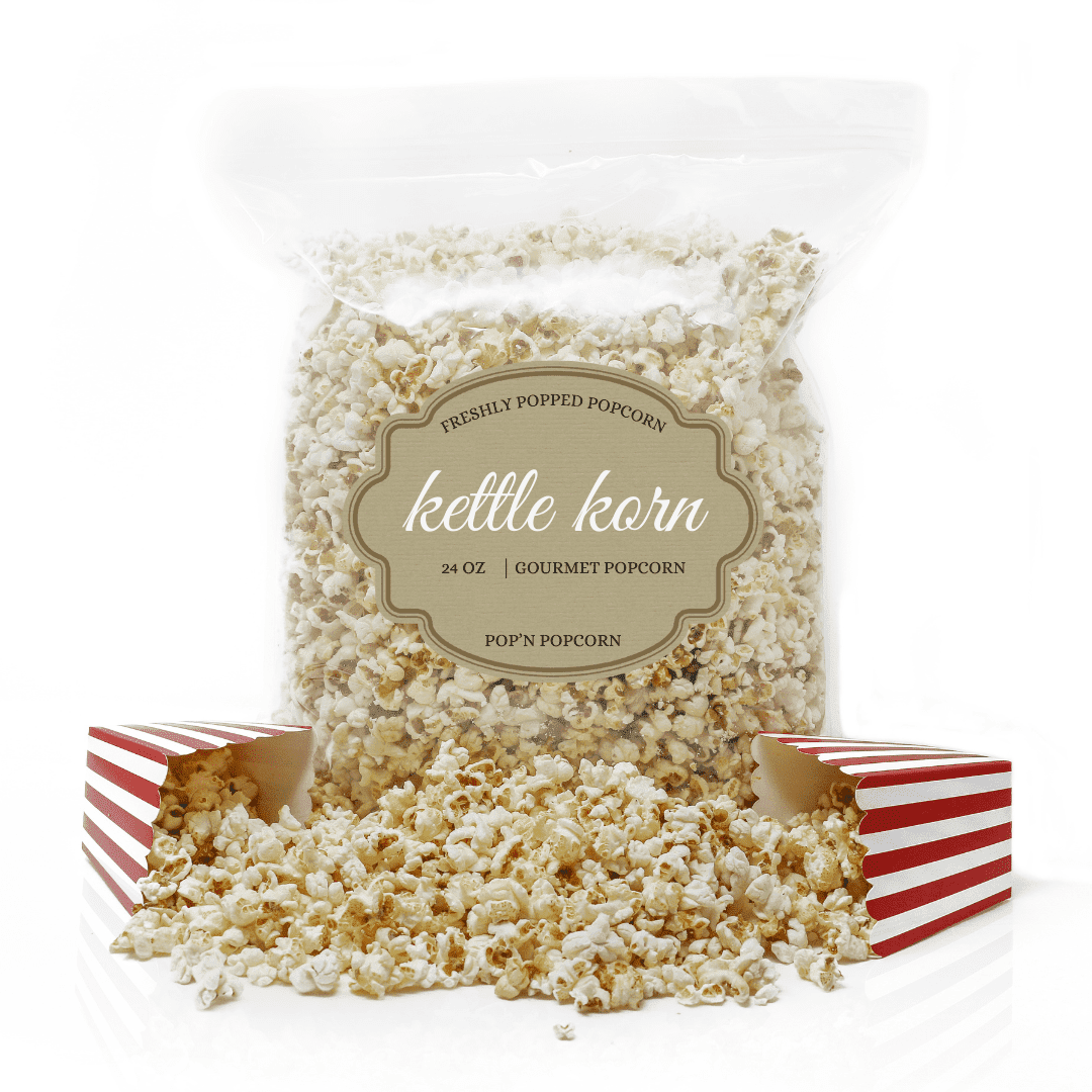 Jd's Snack Factory Kettle Corn Popcorn - Pre Popped and Ready to Eat Kettlecorn, 24 oz