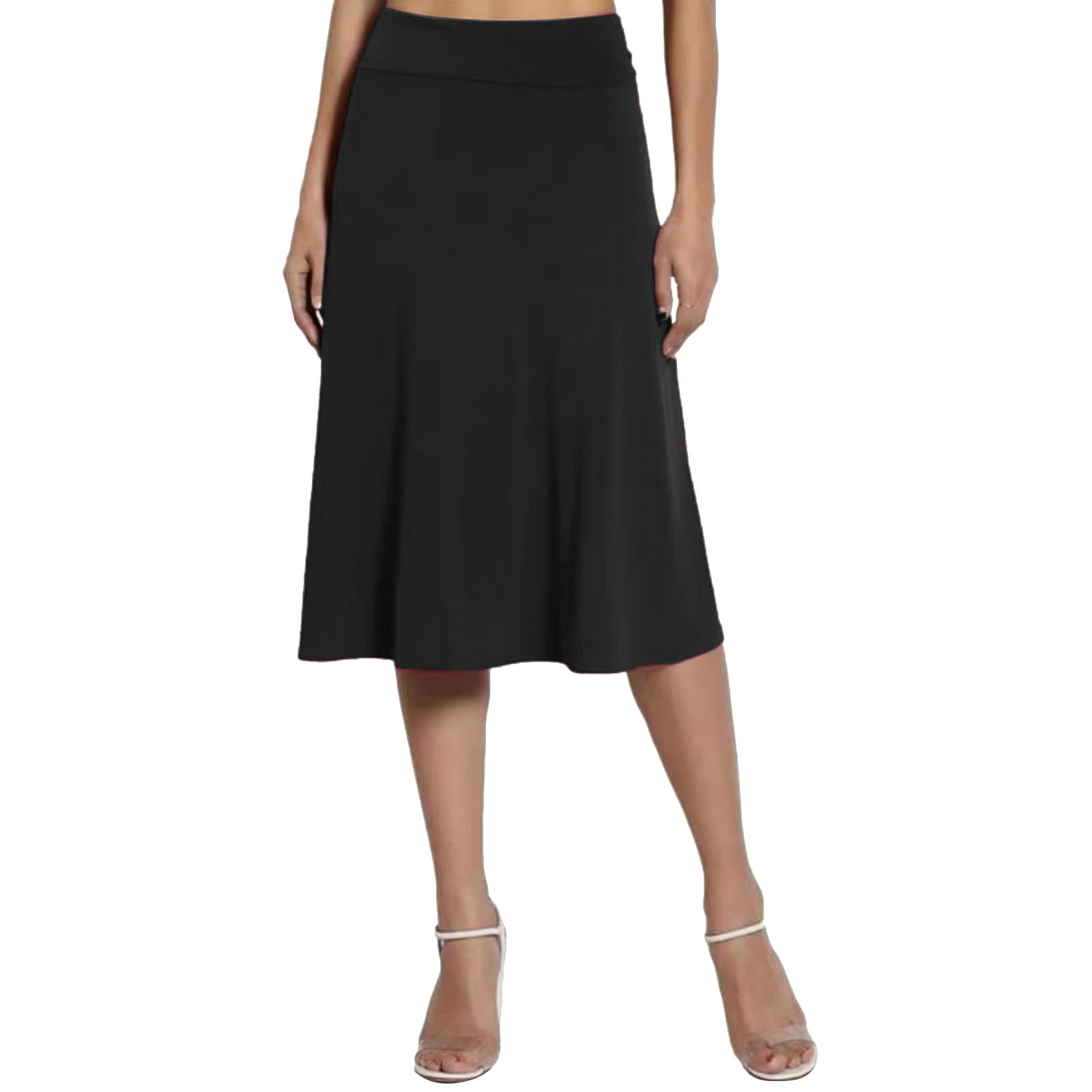 Solid Black Prairie Skirt-Waist 30 to 32