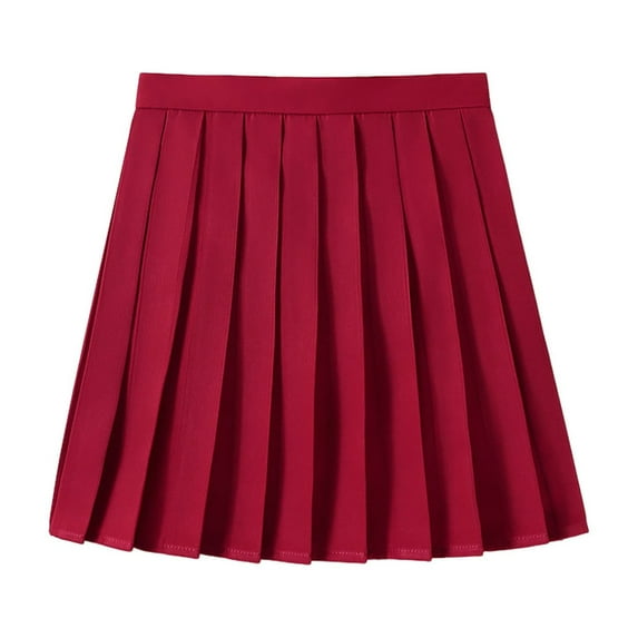 Jdkau Skirts for Women Pleated Skirts High Waisted Tennis Skirt Athletic Skorts Summer Skirts for Women Workout Golf Skort(Brick Red,3XL)