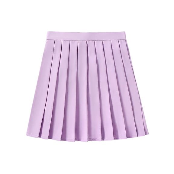 Jdkau Skirts for Women Pleated Skirts High Waisted Tennis Skirt Athletic Skorts Summer Skirts for Women Workout Golf Skort（Light Purple,L）