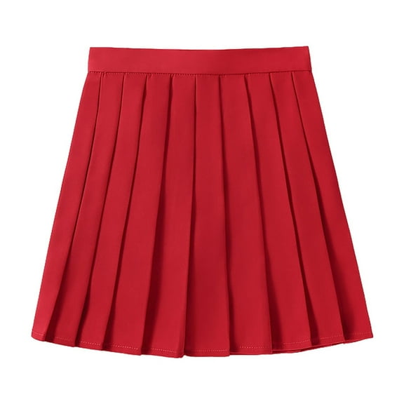 Jdkau Skirts for Women Pleated Skirts High Waisted Tennis Skirt Athletic Skorts Summer Skirts for Women Workout Golf Skort(Red,M)