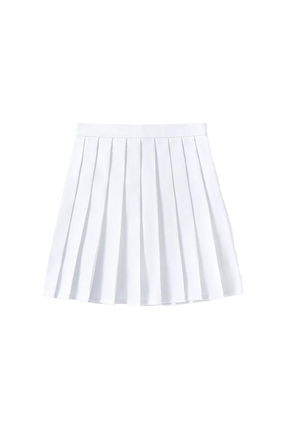 Skirts for Women Pleated Skirts High Waisted Tennis Skirt Athletic Skorts Summer Skirts for Women Workout Golf Skort(White,XXL)