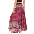 thumbnail image 1 of Jdlsppl Women's Boho Skirt Printed Casual Dresses Halter Spring Beach Fitted Smocked Date Night Backless Style1 Small-Large, 1 of 4