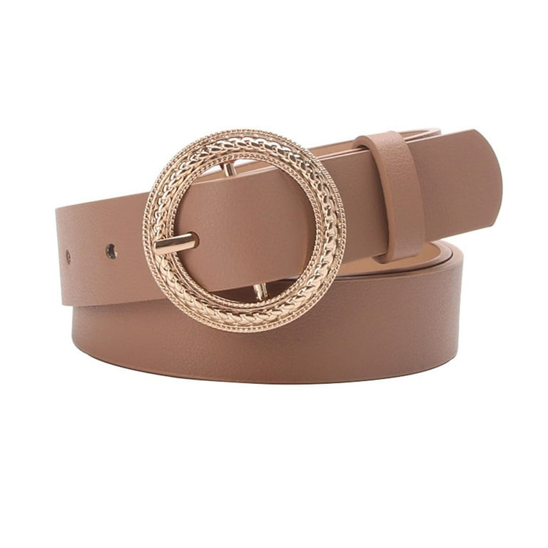Jdlsppl Women's Faux Leather Belt For Dress Work Casual Fashion