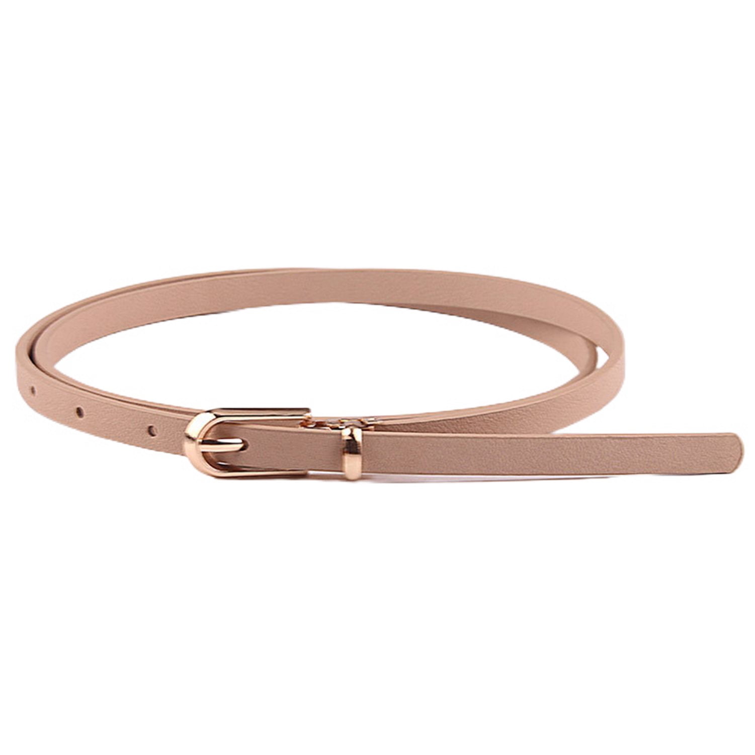 小物 Gurank for khaki Leather Belt SWSMCLT Women's Adjustable Slim Basic Casual Classic Summer