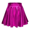 thumbnail image 1 of Jdlsppl Women's Sexy Mini Skirt Hippie High Waist Halloween Summer Short A Line Costume Fall Pleated Skirts Rose Medium, 1 of 4