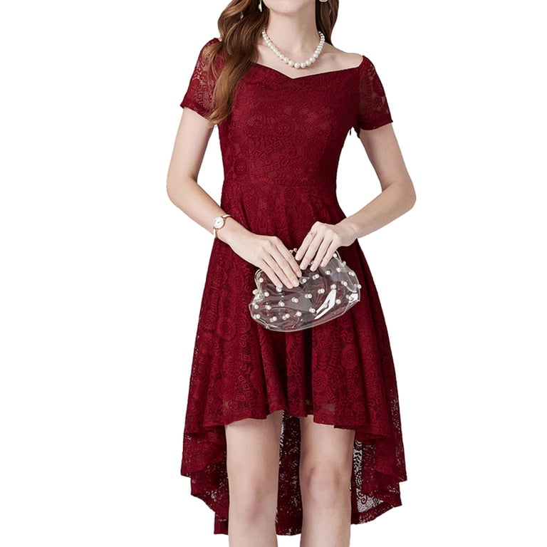 chinese dress ladies Floral Lace Overlay Maxi Dress