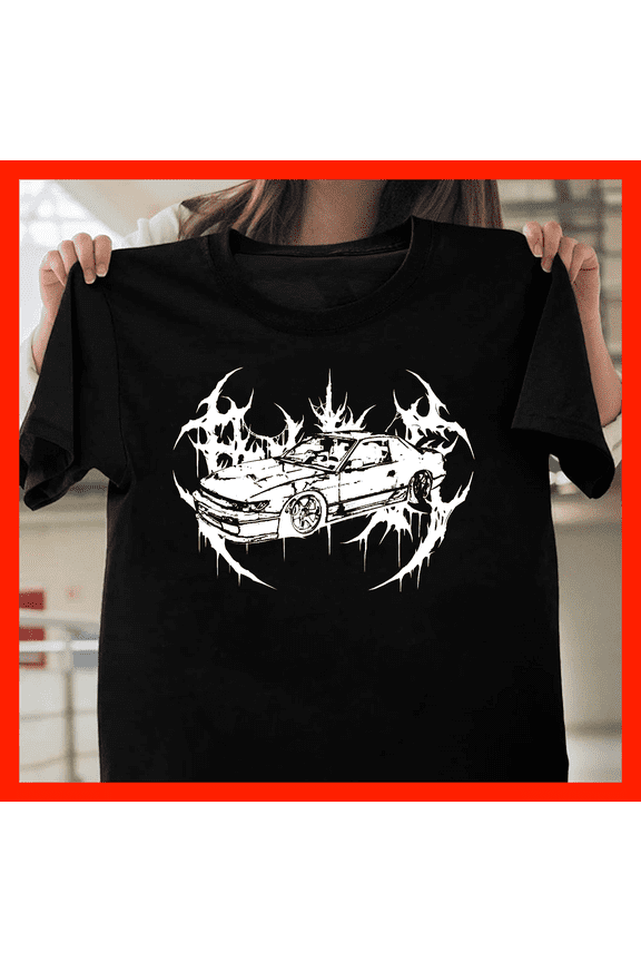 Jdm Drift Car T-Shirt - Nissan Silvia S13 Inspired Graphic Tee - Street Racing Apparel G699, for Unisex – Sizes Up to 5XL