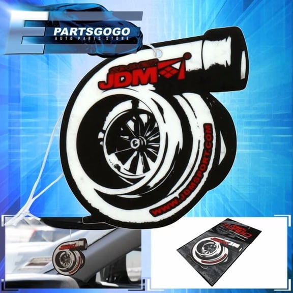 Jdm Sport Black Squash Odor Scent Air Freshener Car Home Office Hanging Turbo