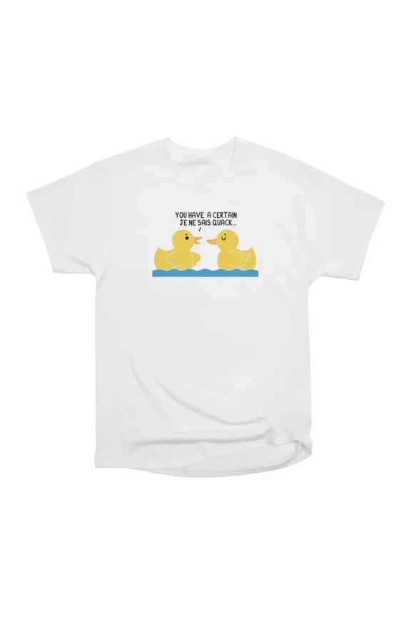 Je Ne Sais Quack T-Shirt Tee Gift For Him Merch For Her Apparel For Friend