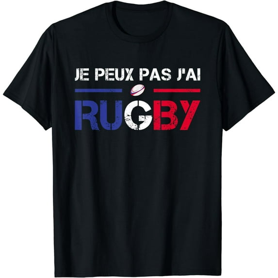 Je Peux Pas J'ai Rugby Player France Rugby Jersey T-Shirt