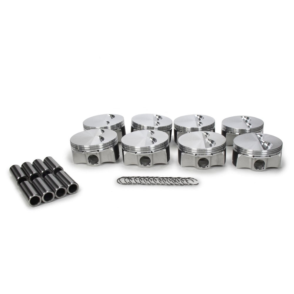 Je Pistons SBC Flat Top Piston Set 4.030 Bore -5cc