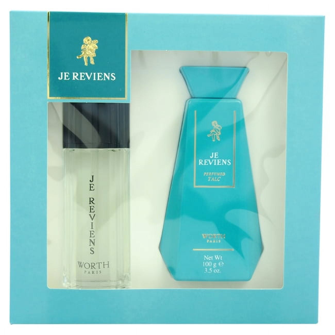 Je Reviens by Worth for Women - 2 Pc Gift Set 1.7oz EDT Spray, 3.5