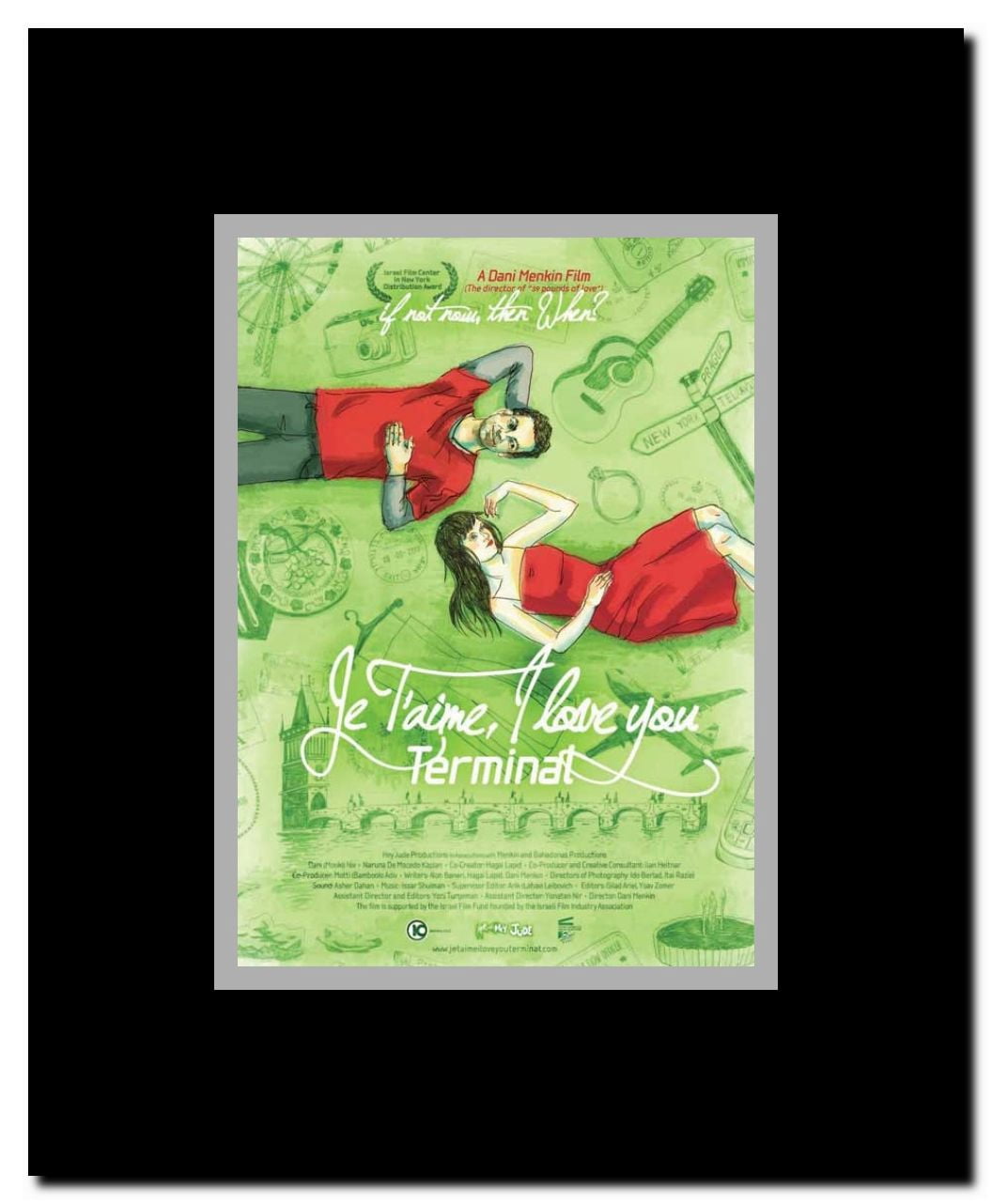 Je T'aime I Love You Terminal Framed Movie Poster