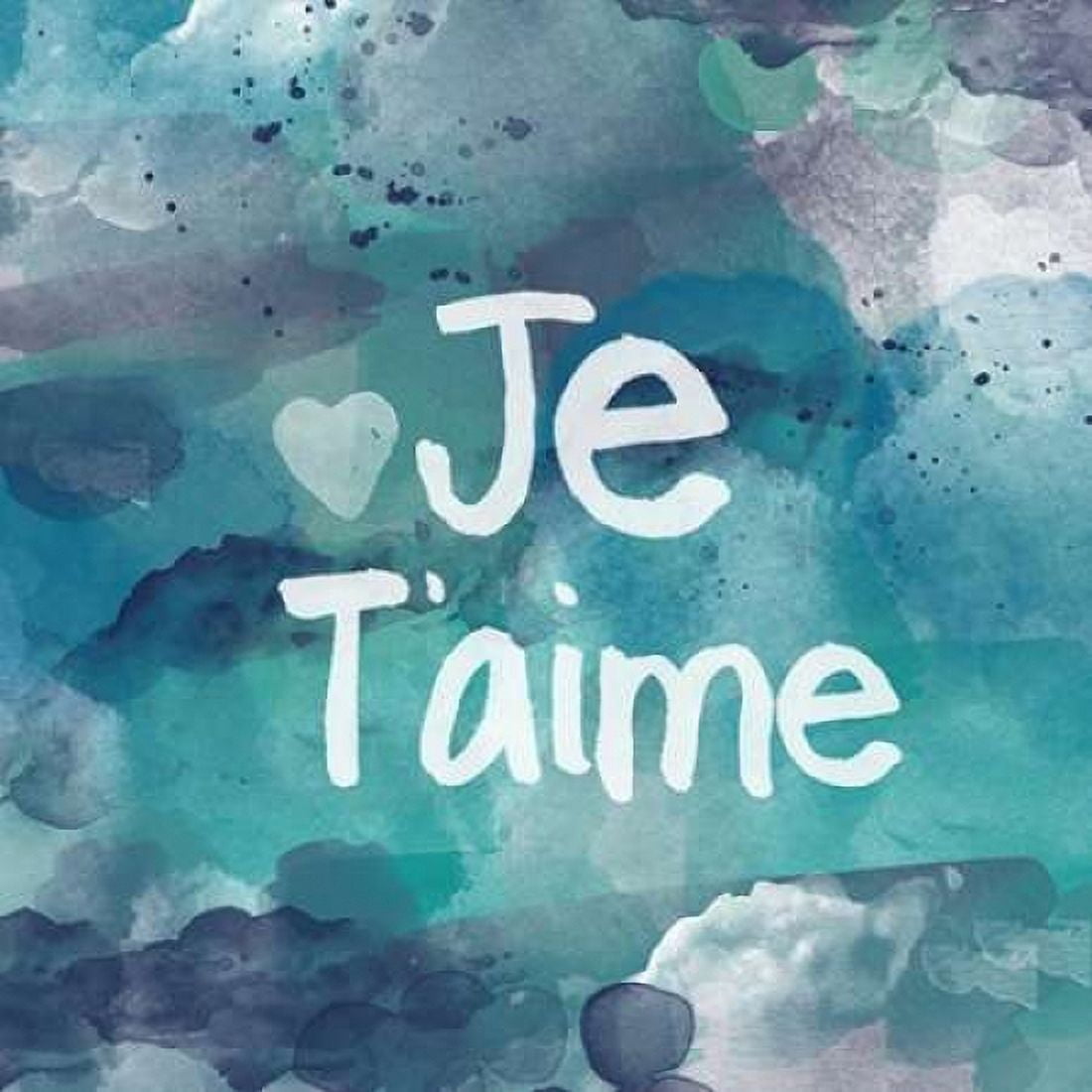 Je Taime Canvas Art - Linda Woods (24 x 24)