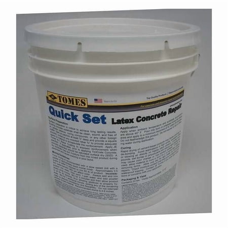 Je Tomes Concrete Repair Compound, Pail, Gray, Tomes C107-2