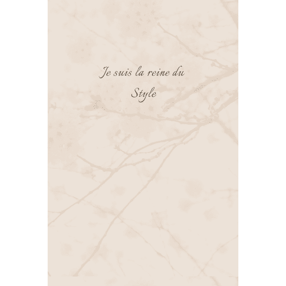 Je suis la reine du style : Carnet de note Mon petit carnet - 110 pages vierges - format 6x9 po - 15,24 cm x 22,86 cm - Made In France (Paperback)