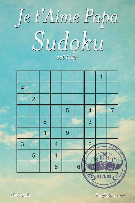 Je t'Aime Papa Sudoku - 276 Grilles, (Paperback)