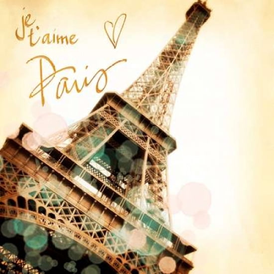 Je taime Paris Canvas Art - Emily Navas (24 x 24)