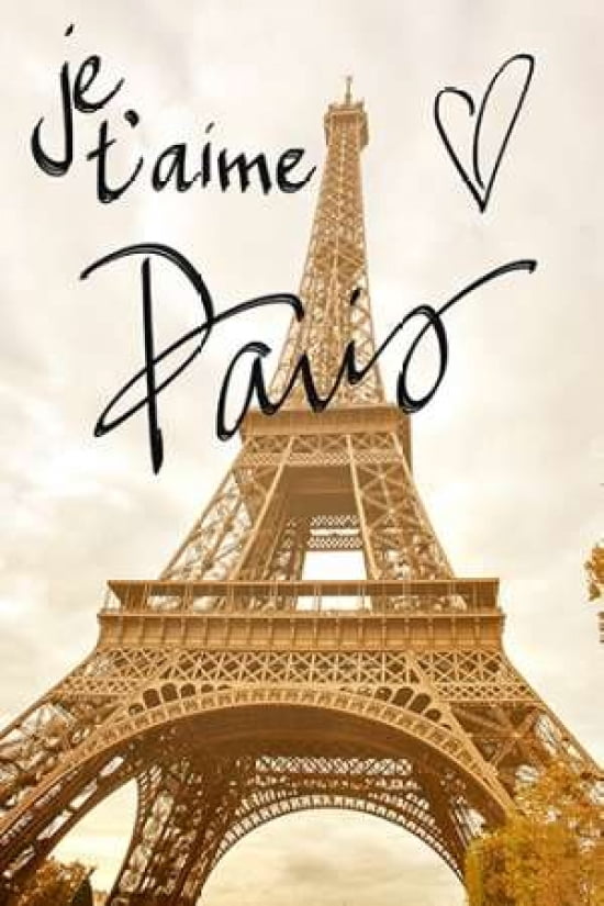 Je taime Paris Canvas Art - Emily Navas (24 x 36)