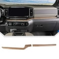 JeCar for Silverado Wood Grain Interior Center Console Dash Panel Cover