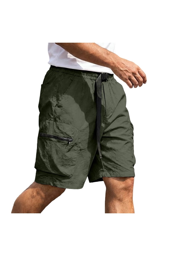 Jeadar Mens Outdoor Casual Expandable Waist Lightweight Water Resistant Quick Dry Fishing Hiking Shorts